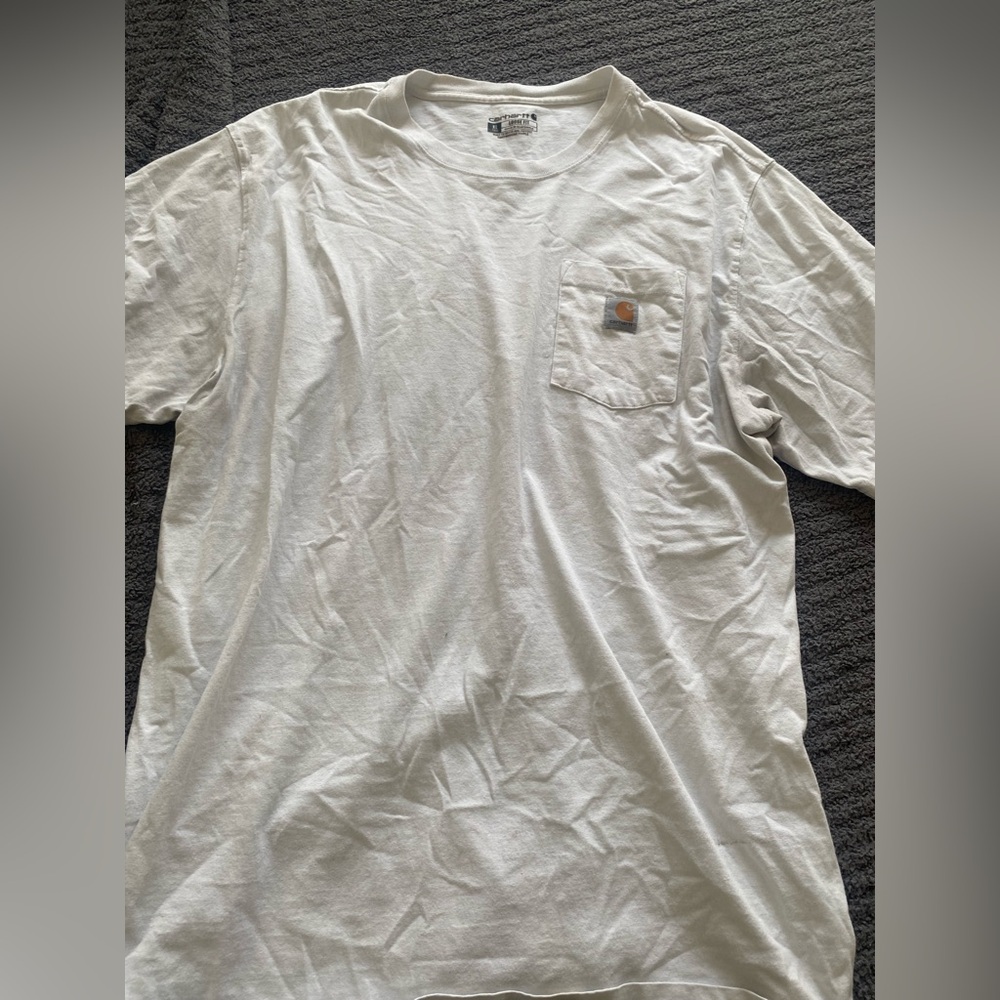 Carhartt Men’s White Short Sleeve Pocket Tee